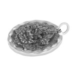 925 Silver Six-Syllable Mantra Vaishravana Pendant